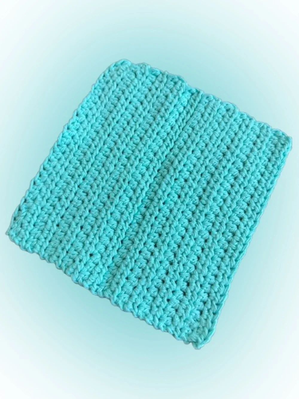 Handmade Crochet 100% cotton Dishcloths Set of 4 Colorful Kitchen Washcloths